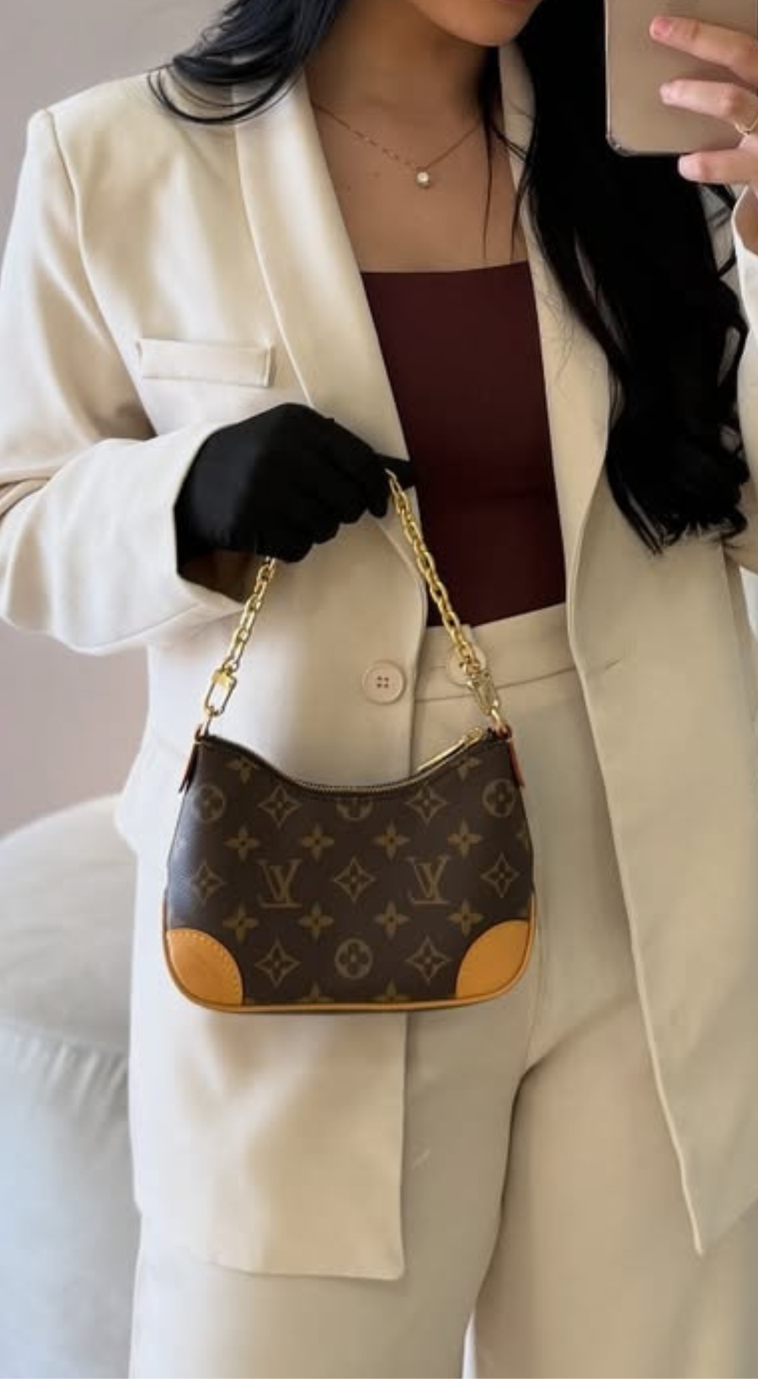 Bolsa Marrom em Couro - Louis Vuitton